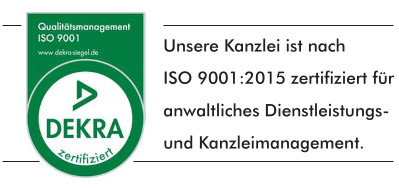 ISO zertifiziert Fachanwälte für Arbeitsrecht 